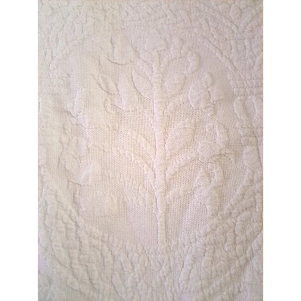 Williamsburg King Pillow Shams 2 Royal Heritage Home Textured Cream Portugal